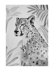 Acrylic painting of wild animal © NATALIIA TOSUN