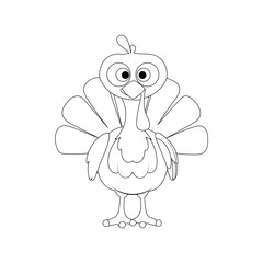 happy thanksging  turkey vector elements 