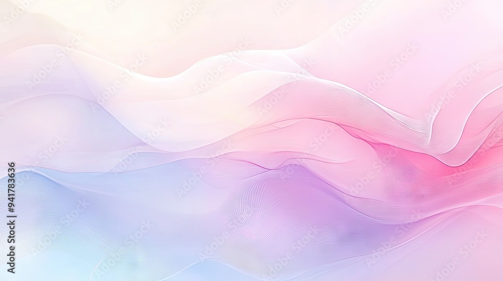 Aufkleber abstract gradient background with soft pastel colors blending smoothly, perfect for text overla