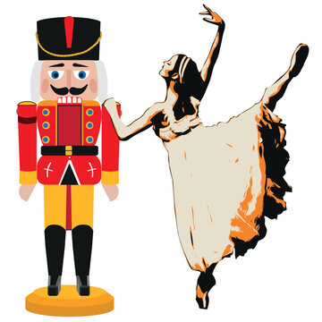 the nutcracker and the ballerina, Christmas story;  an 1892 two-act classical ballet