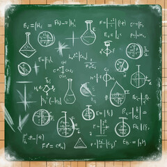 formulas on blackboard