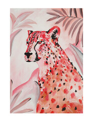 Acrylic painting of wild animal © NATALIIA TOSUN