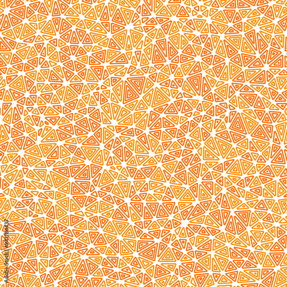 Poster minimal geometric background with small triangles in a mono-tone style. features multiple repeated i
