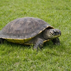turtle on the grass