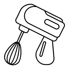 Modern Electric Mixer Icon