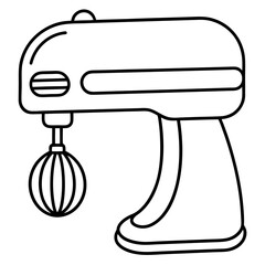 Modern Electric Mixer Icon