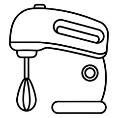 Modern Electric Mixer Icon