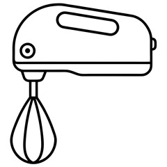 Modern Electric Mixer Icon