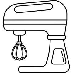 Modern Electric Mixer Icon