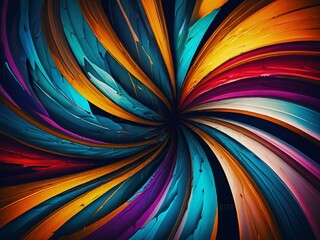 Abstract Design Vibrant abstract design with colorful swirls and dynamic shapes for artistic backgrounds