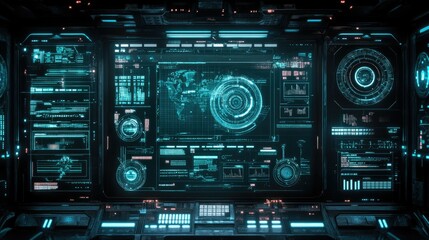 Top view of a robotic process automation (RPA) dashboard, with space for copy text.