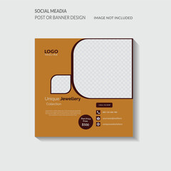 Business social media postcard design