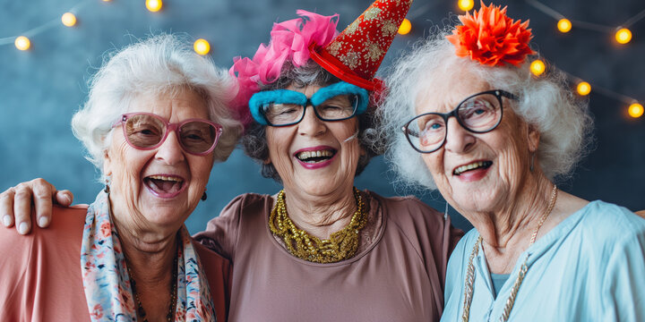 group portrait of seniors wearing fancy dress costumes
