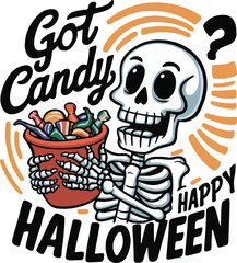 Happy Halloween Typography Vector 