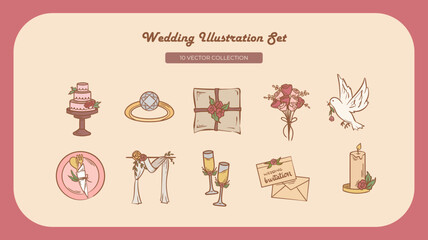 Wedding Illustration Set