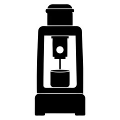 Electric Dispenser Silhouette or Silhouette of Electric Water Dispenser