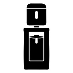 Electric Dispenser Silhouette or Silhouette of Electric Water Dispenser