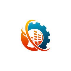welding engineering logo isolated on white background. vector