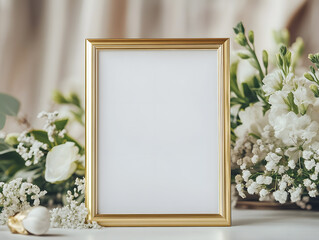 "Picture frame with wedding party space" - Mockup, Photo frame