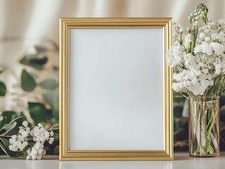 "Picture frame with wedding party space" - Mockup, Photo frame