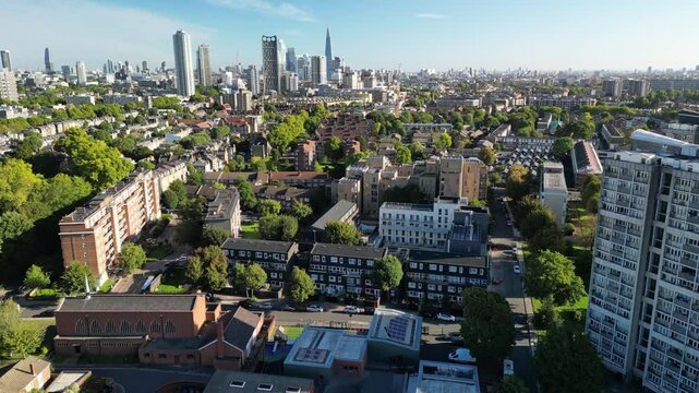 View of Kennington Park Neighborhood, London