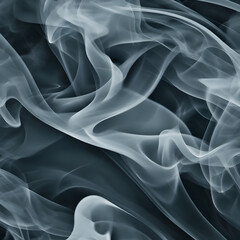 Obraz premium Abstract Swirling Smoke in Grey and Black - Smooth and Detailed T-shirt Design for a Dynamic Look.