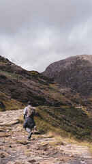 Fototapeta premium Snowdon Wales, Watkins Path