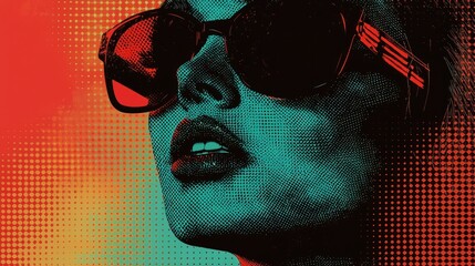 Retro Color Halftone Effect Actions for Photoshop - Vintage Filter Overlay Gradients Pack