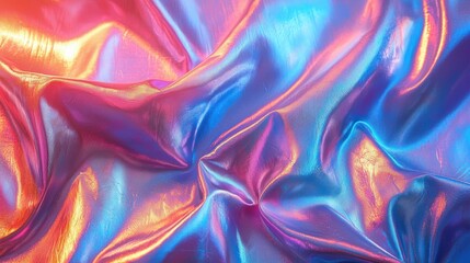 Fototapeta premium Shimmering Holographic Foil Texture Pack - Vibrant Iridescent Effects for Design Projects