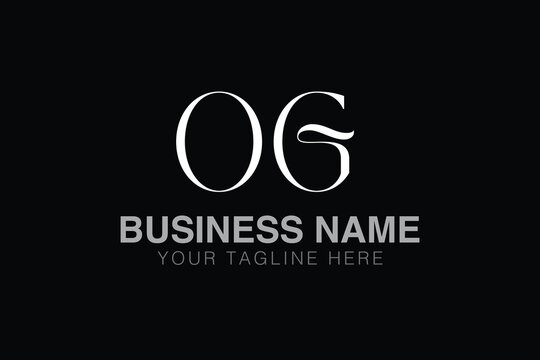 OG O og initial logo | initial based abstract modern minimal creative logo, vector template image. luxury logotype logo, real estate homie logo. typography logo. initials logo