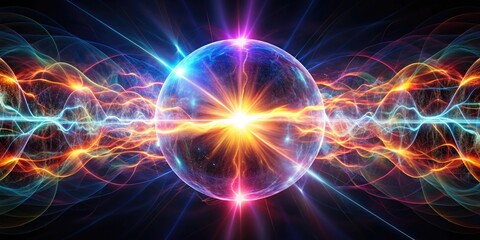 Plasma Discharge Symphony: Energetic, dynamic, with explosive plasma bursts and pulsating laser rhythms.