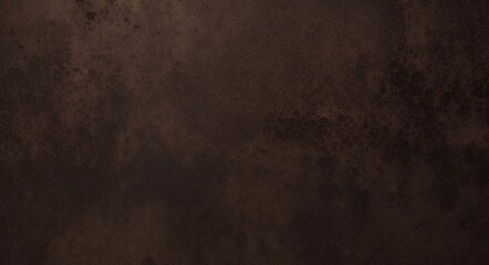 Modern old grunge metal background with corroded metal structure with scratches in black, brown and orange colors, industrial and vintage style