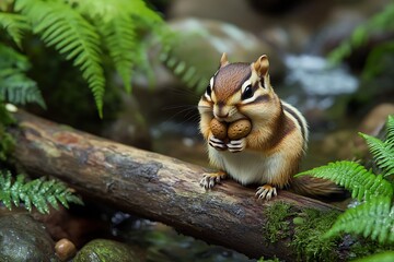 Fototapeta premium squirrel on a tree