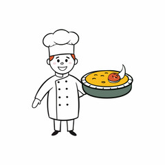 Classic Quiche Lorraine Creamy French Tart with Bacon and Cheese vector