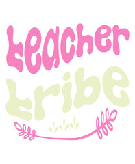 Retro,Teacher,  Craft Design. T-shirt Design. Illustration