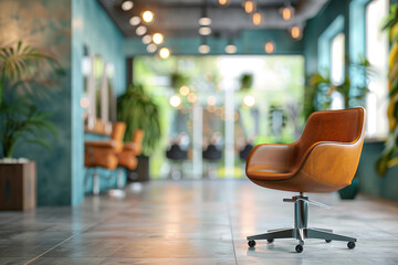 Modern hairdressing salon