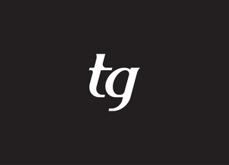 TG letter logo design and initial logo design