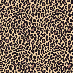 
vector leopard pattern, seamless stylish background, cat skin texture, modern print design