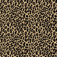 leopard design vector pattern seamless modern stylish background for textile