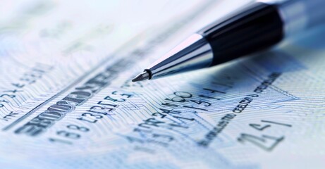 bankers cheque. businessman reading documents at meeting, business partner considering contract terms before signing checking legal contract law conditions