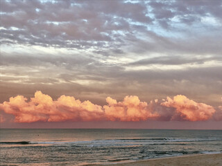 Fototapeta premium Sunset over the sea
