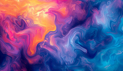 Fototapeta premium Generate an abstract background with vibrant rainbow colors
