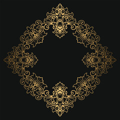 Luxury Ornament Vintage Border Element