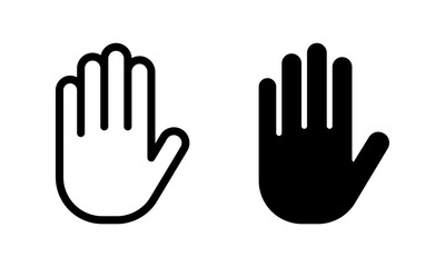 Hand icon set