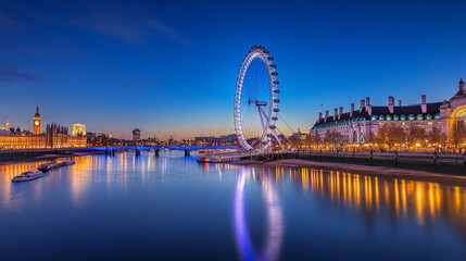 London Skyline with the London Eye