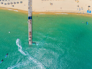 Aerial shot of Ky Co Beach, Nhon Ly Commune, Quy Nhon City, Binh Dinh Province
