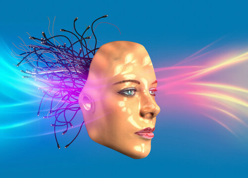 Artificial intelligence, conceptual illustration