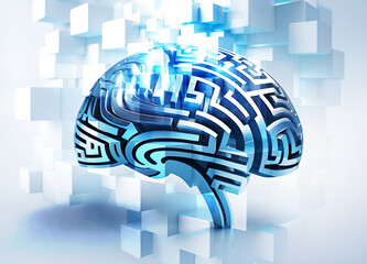 Brain-computer interface, illustration