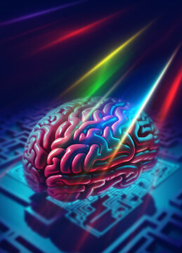 Brain-computer interface, illustration