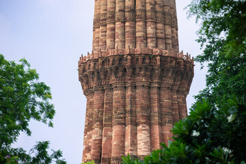 Historical Qutub Minar or Qutab Minar, is a minaret and "victory tower" that forms part of the Qutb complex in Delhi, India